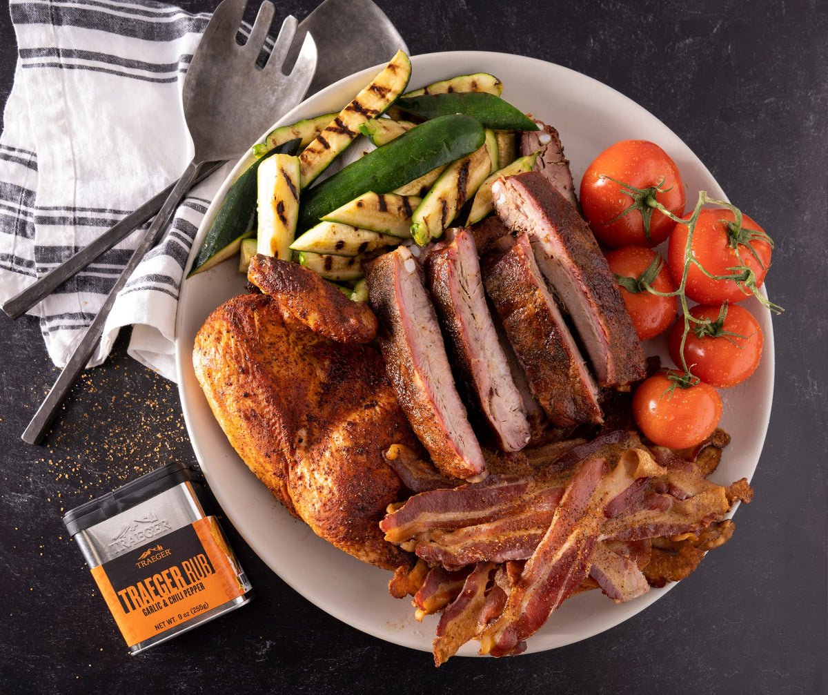 Traeger rub kosher GMO-free gluten-free packaging label