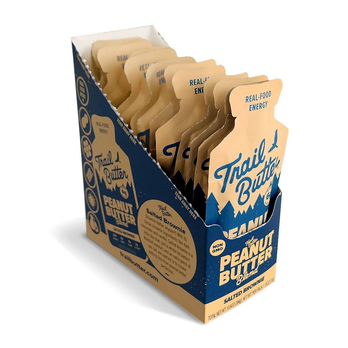 Trail Butter Lil' Squeeze in a backpack pocket for travel fueling.