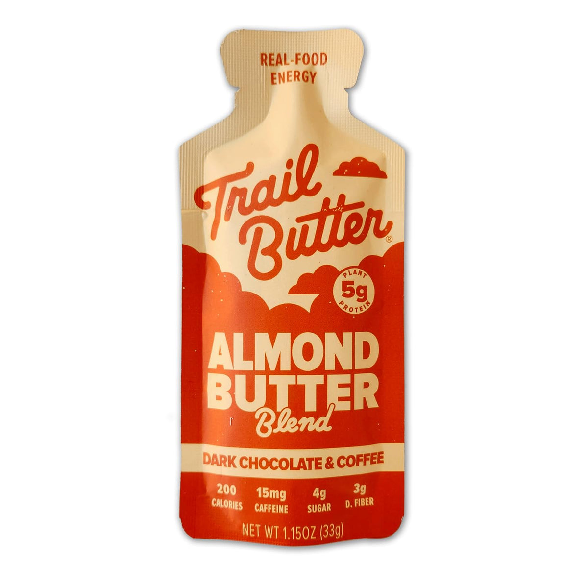 Trail Butter Lil' Squeeze easy-to-squeeze pouch ready for backpacking