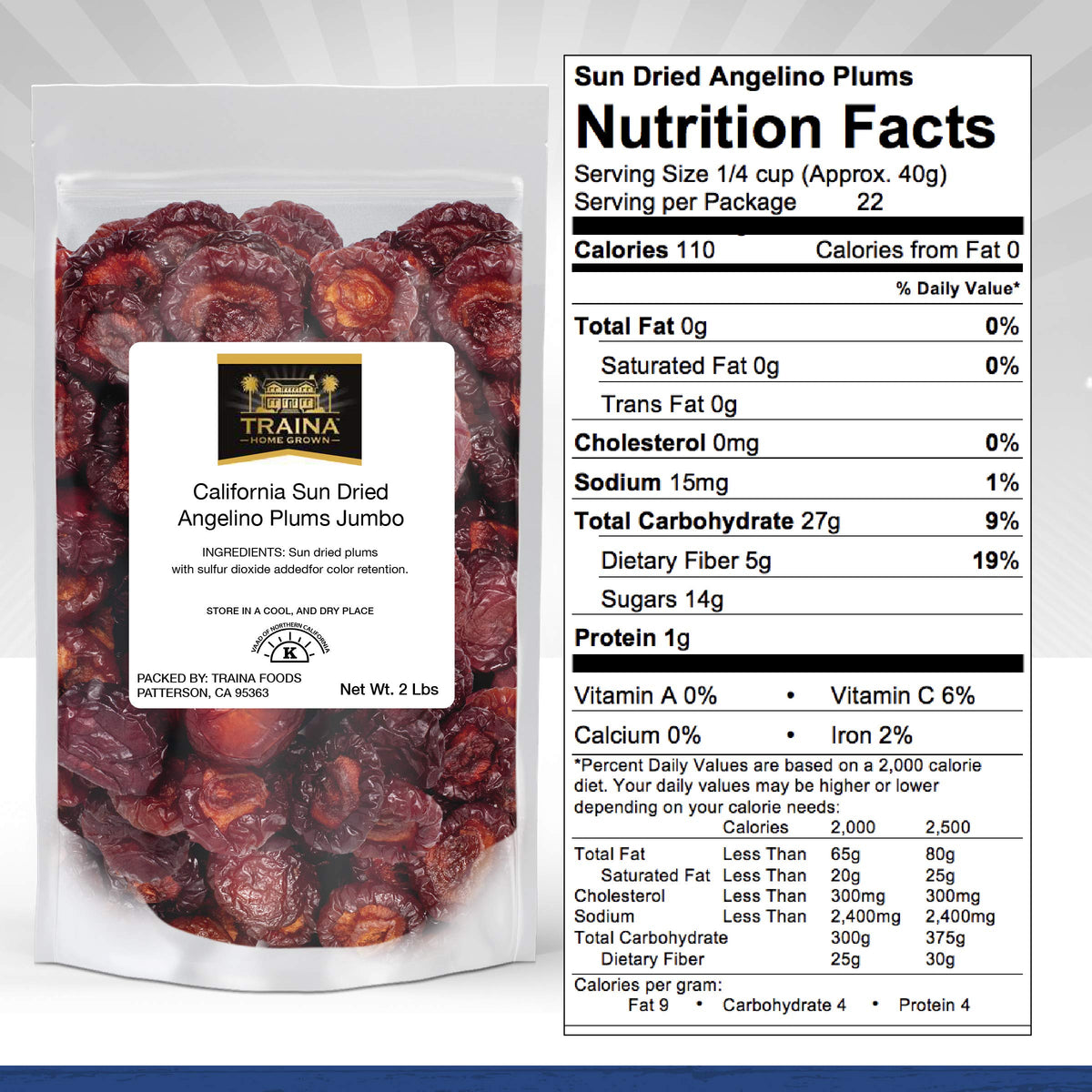 Deep purple Angelino plums add vibrant color and flavor to salads