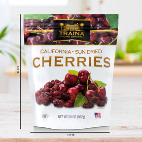 Traina cherries on salad provide fruity crunch and color.
