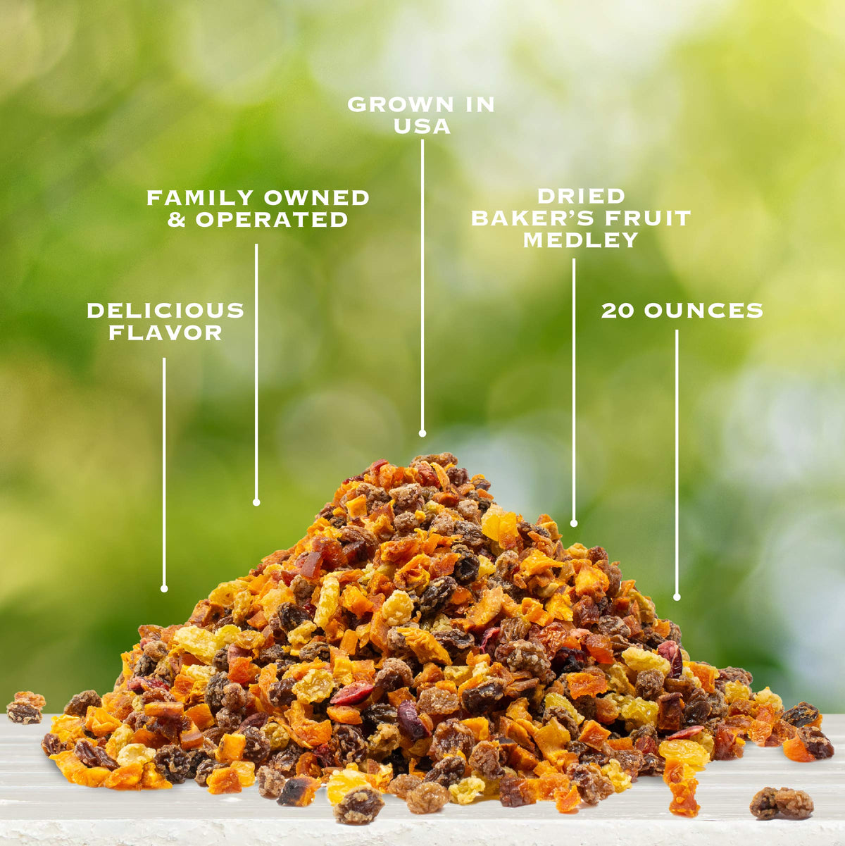 Nectarines and raisins add chewy texture to bowls