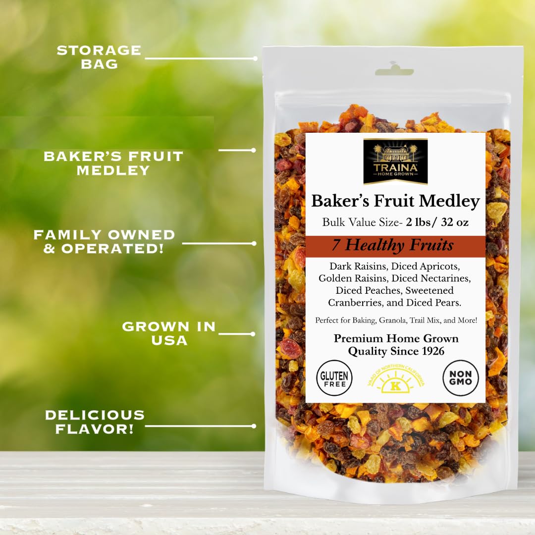 Fruit medley sprinkled on oats for a colorful, energizing breakfast.