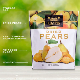 Traina no added sugar pears deliver natural sweetness without additives.