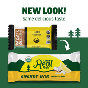 Tram Bar gluten-free Lemon Coconut bar, a clean snack between activities.