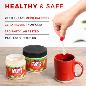 Monk fruit extract added to dressings and sauces for subtle sweetness.