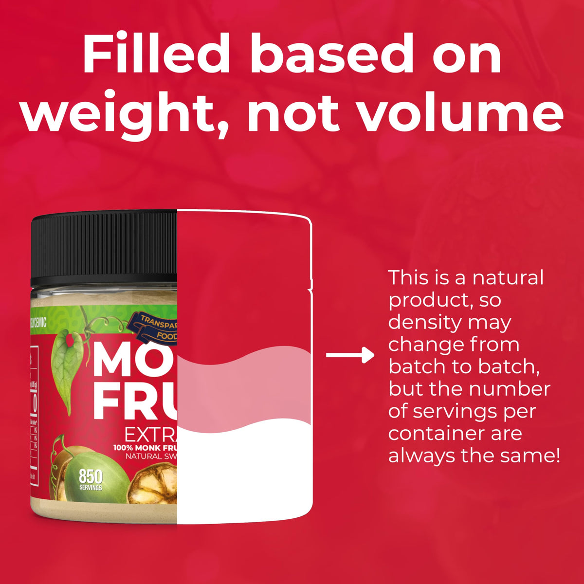 Oatmeal prepared with Transparency Foods monk fruit extract for a sugar-free start.
