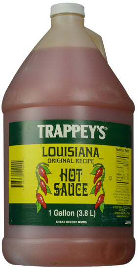 Trappey's Louisiana Original Hot Sauce bottle ready to spice up chili and eggs