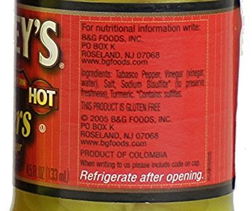 Trappey's hot peppers in vinegar served on plate, adding bold heat to dishes