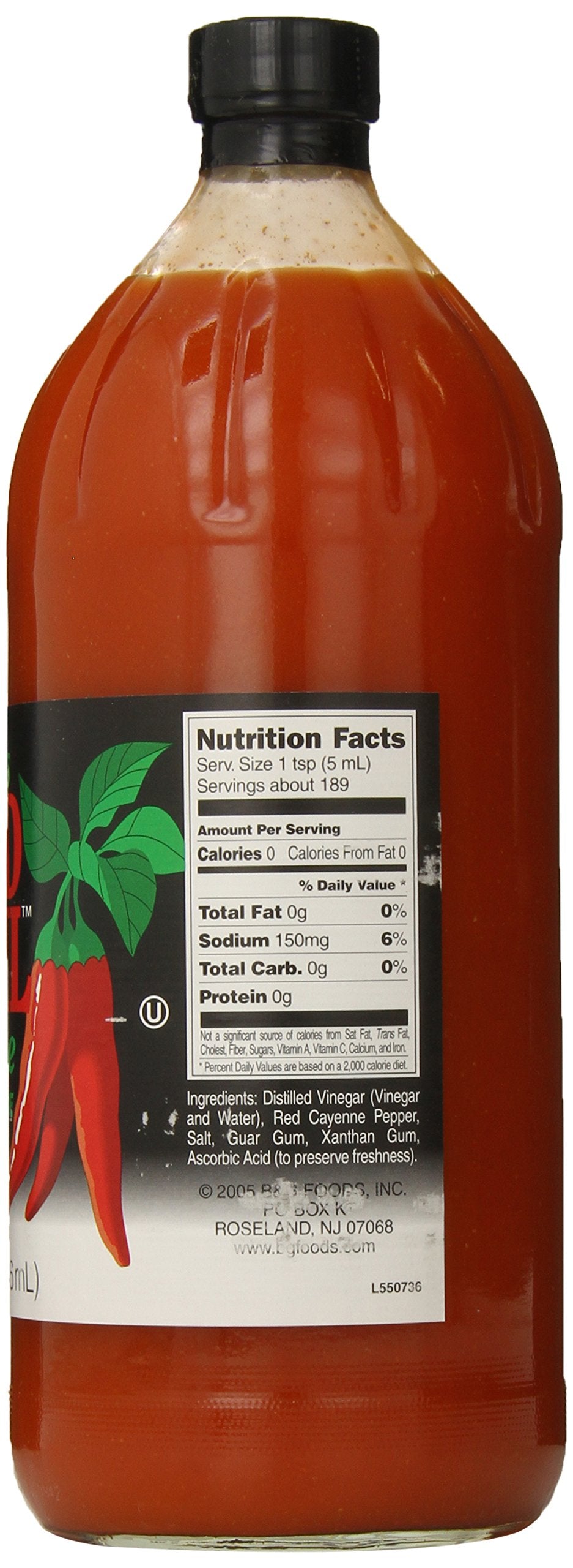 Trappey's Red Devil hot sauce label close-up highlights spicy flavor.