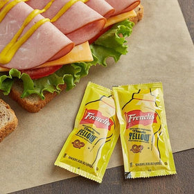 Portable condiments for travel, picnics, and lunchboxes.