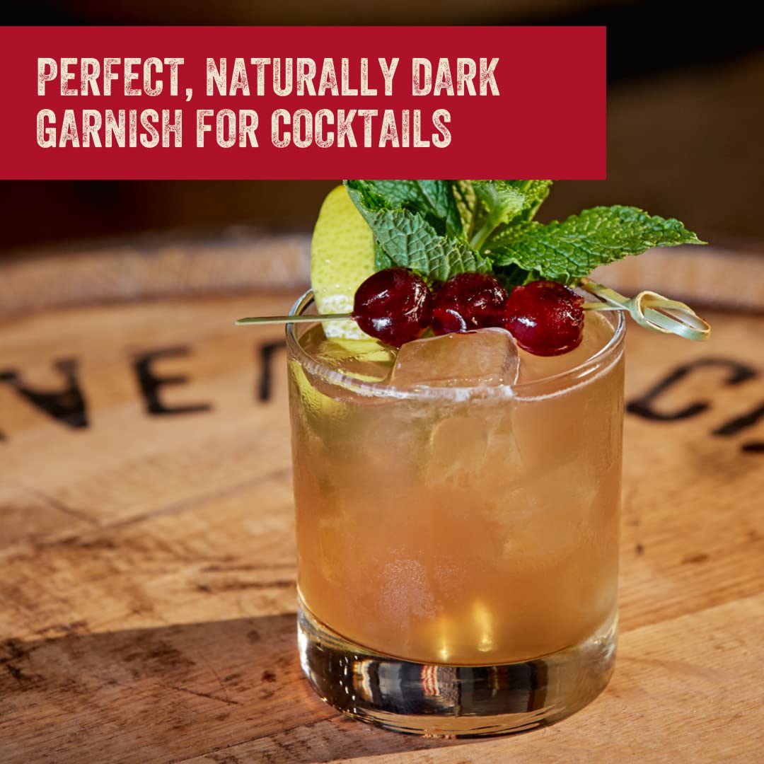 Traverse City Whiskey Co premium cocktail cherries as versatile dessert topping.