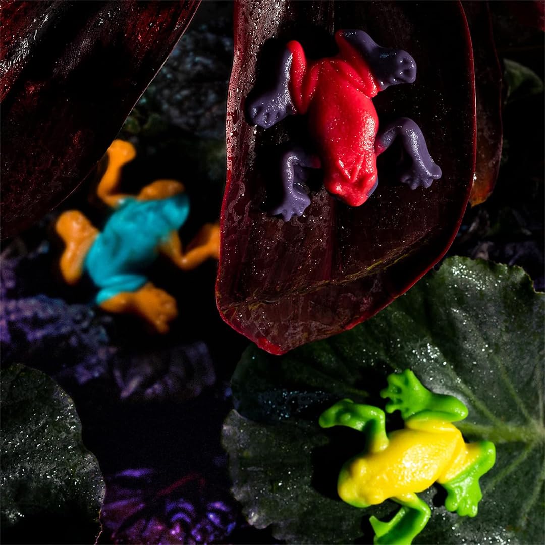 Gummies arranged on a dessert table for playful treats.