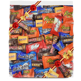 TreatBasket assorted chocolate candy bulk 2lb bag showing variety for parties and sharing