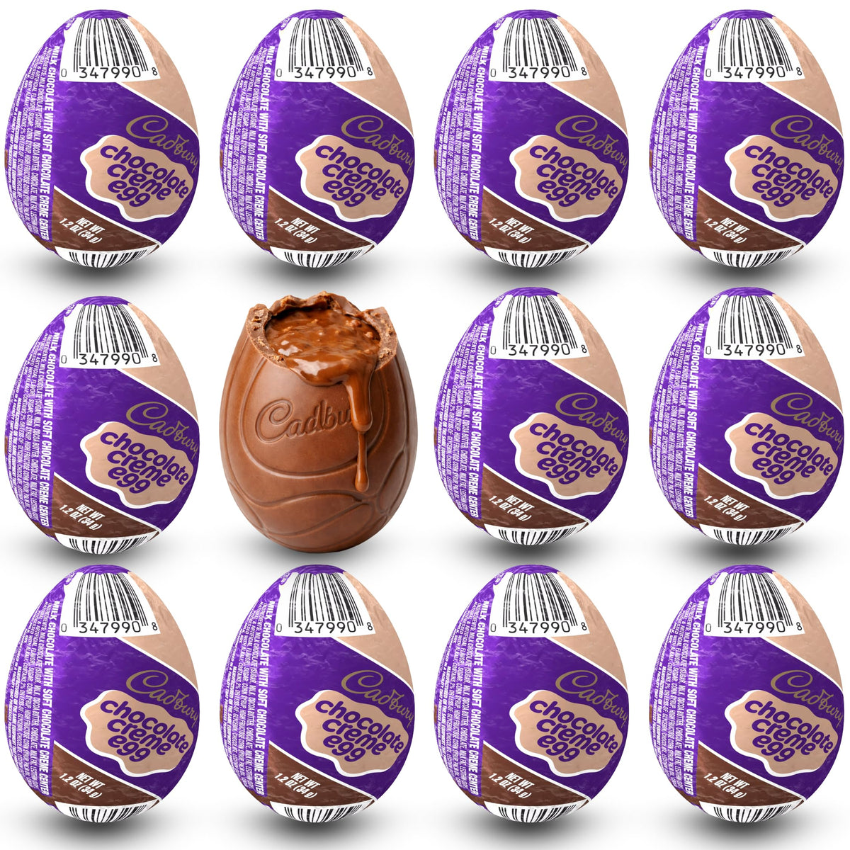Cadburry Chocolate Creme Egg bulk 12-pack for Easter gifting