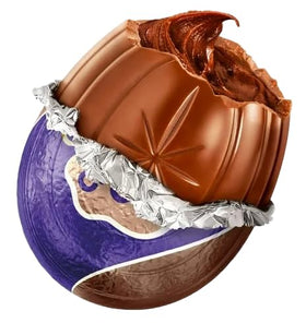 Cadburry creme center egg with milk chocolate shell
