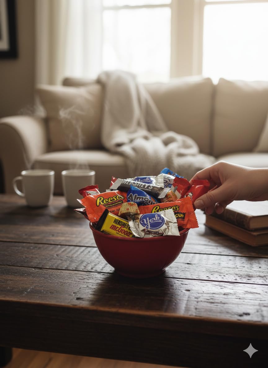 TreatBasket candy bowl and party-favor setup ready for events and gatherings