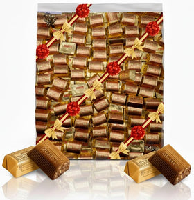 TREATBASKET Chocolate Almond Nugets 2lb bulk bag: rich milk chocolate with almonds, ideal for gifting.