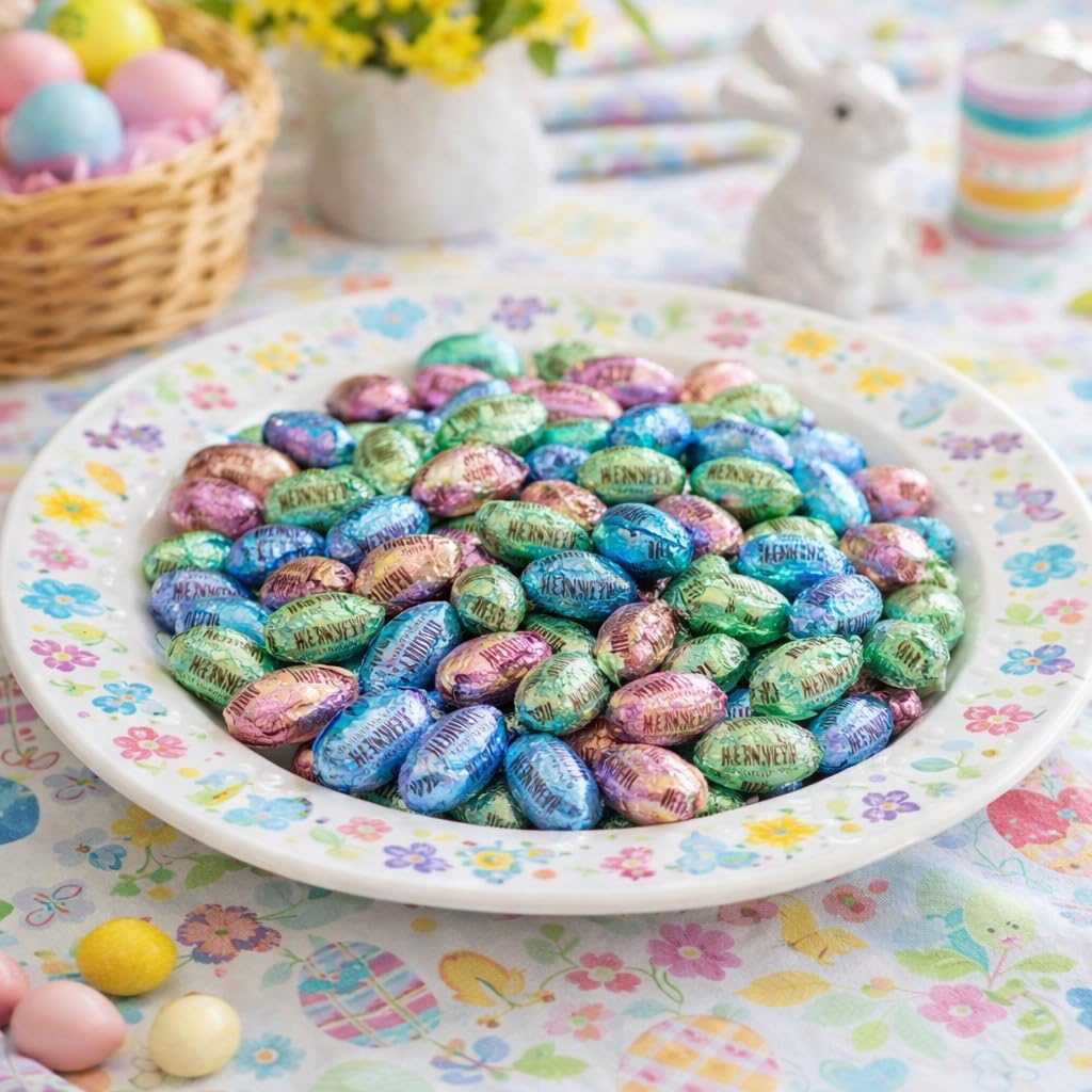 TREATBASKET foil-wrapped solid chocolates offer creamy texture for versatile Easter treats