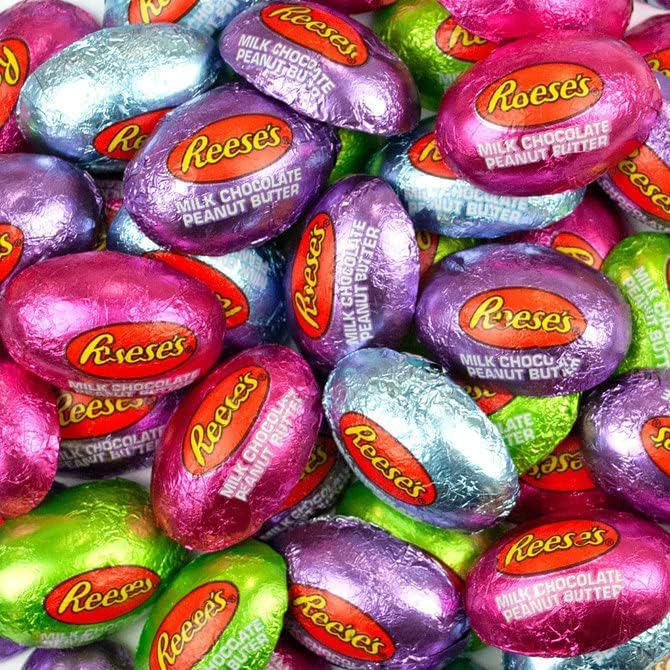 TreatBasket Resse's bulk 2 lb bag, great for Easter hunts and stocking candy jars.