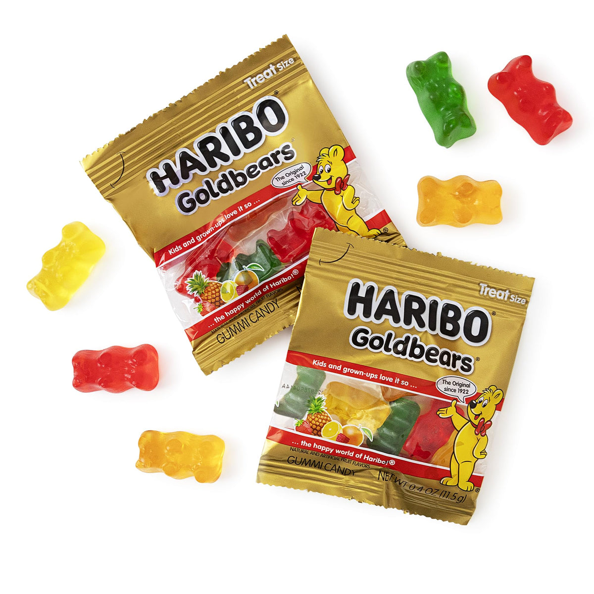 Treatizo Goldbears soft, chewy texture close-up, ideal for kids' lunchboxes.