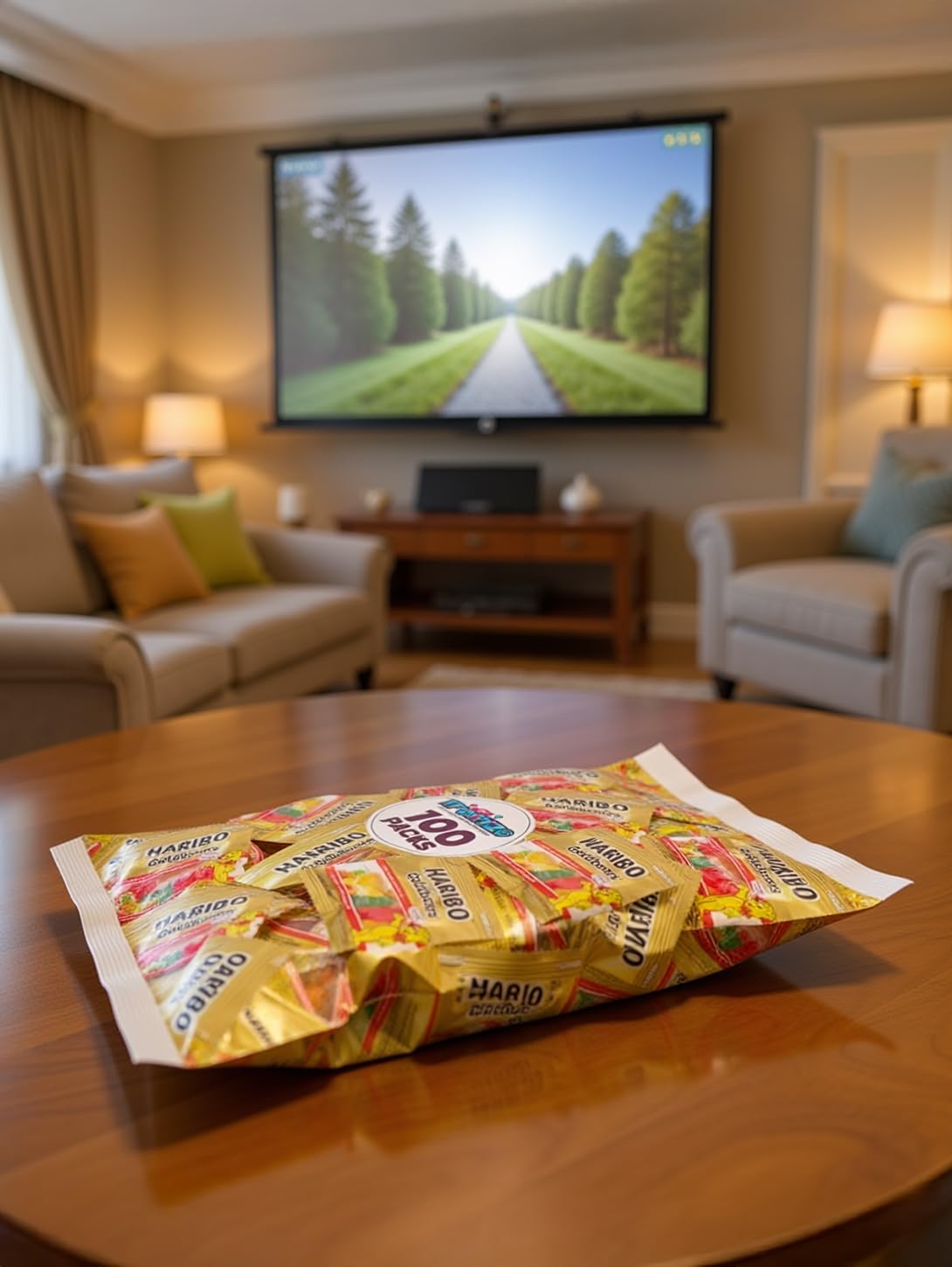 Treatizo Haribo Goldbears assorted flavors, soft chewy gummies ideal for parties and treat jars.