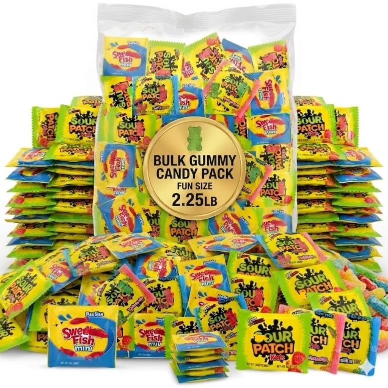 Treatizo Sour Patch Kids tropical and watermelon bag for party displays