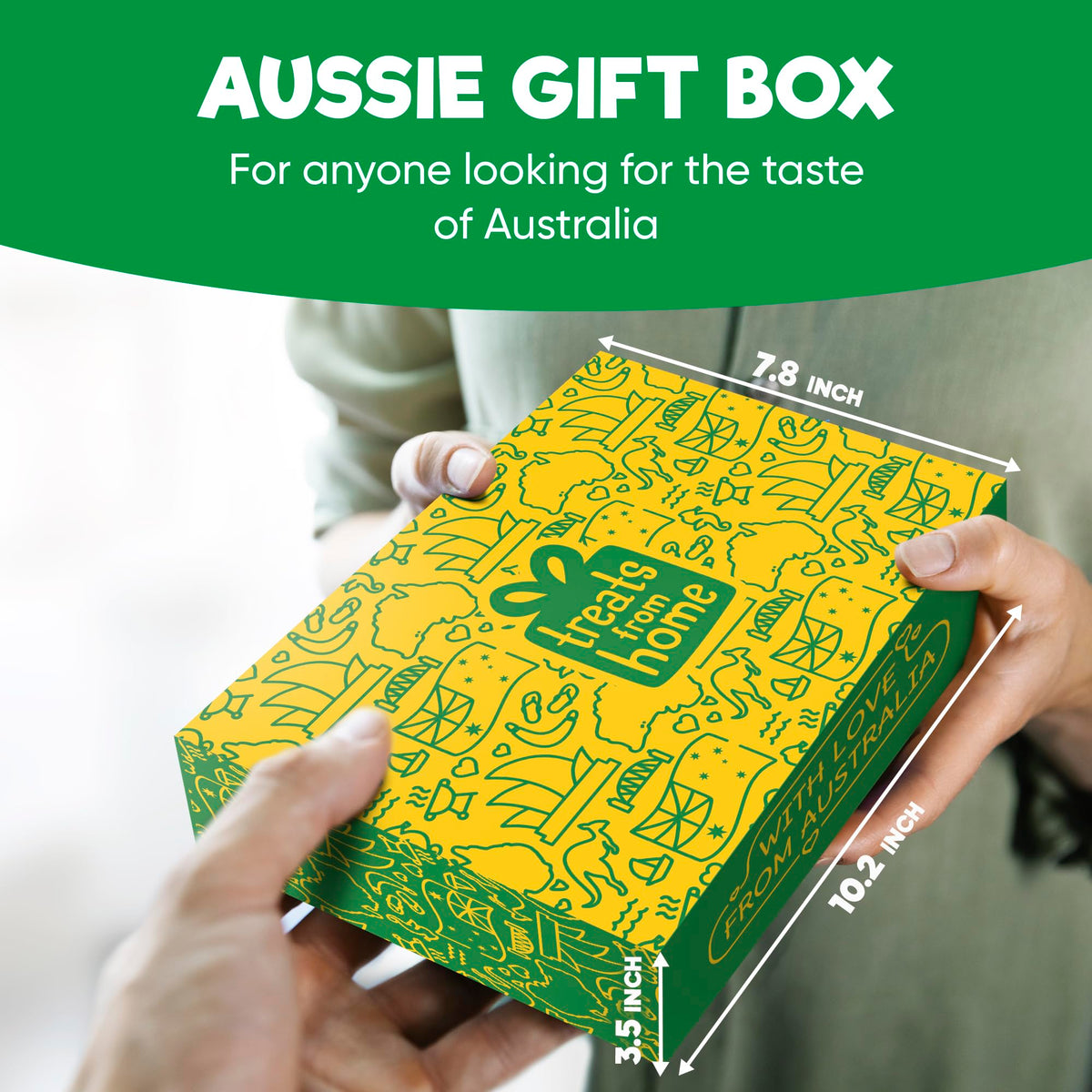 Aussie candy gift box setup for celebrations