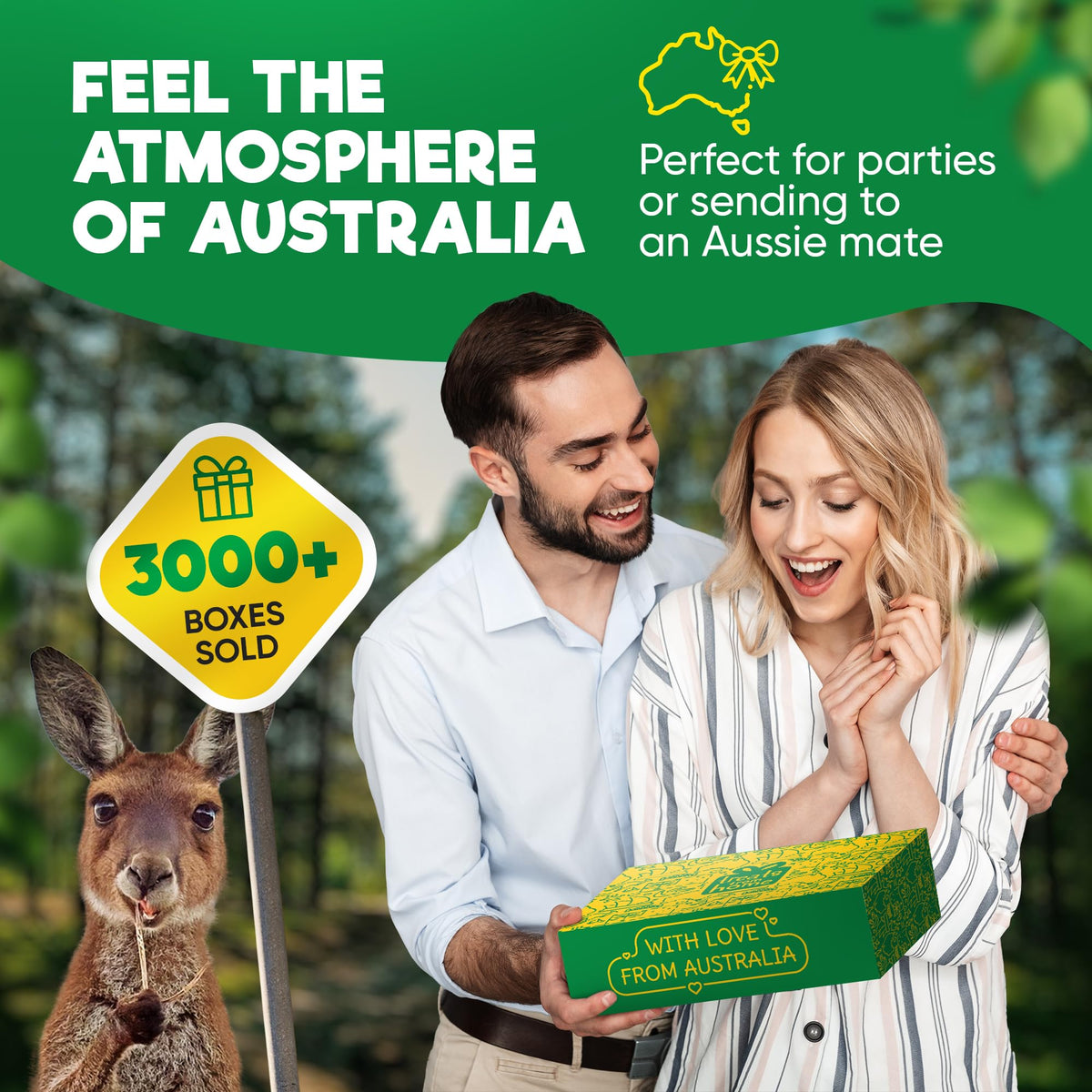 Treats from Home authentic Australian flavours in a curated packaging