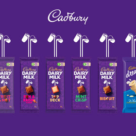 Cadbury Top Deck slab from Treats from Home, chocolate with crisp biscuit texture.