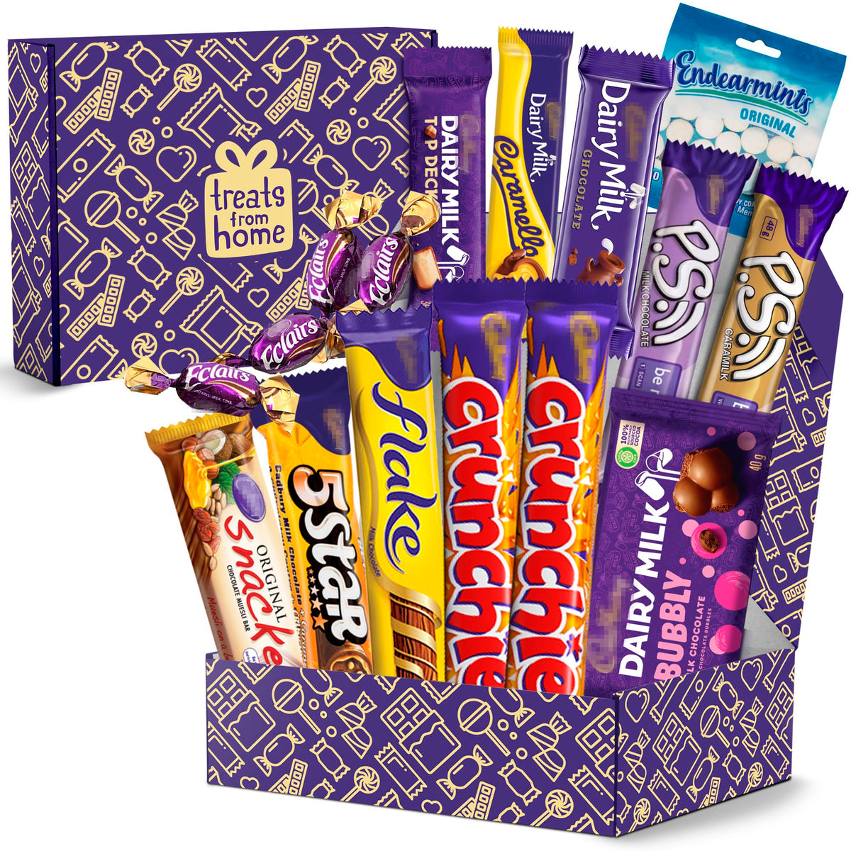 Flake chocolate bar from Treats from Home, crisp flaky bite