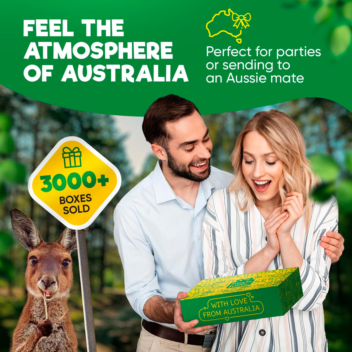 Gift-ready Australian candy assortment by Treats from Home