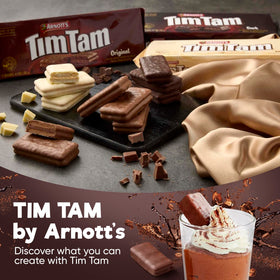 Treats from Home Tim Tam gift box packaging highlights premium presentation for celebrations.