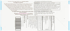 Tree Hugger All Natural Bubble Gum Fantastic Fruit flavor collage highlighting fruity taste bursts.