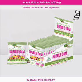 Tree Hugger Bubble Gum Kosher Parve badge on package