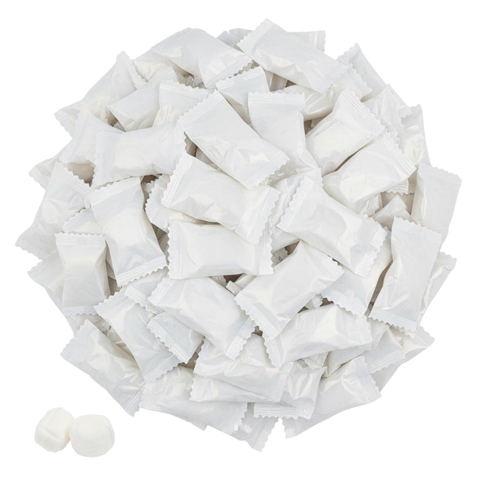 Tree Treasures 220ct buttermints in wedding packaging for bulk display