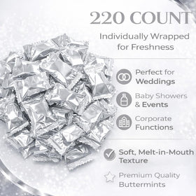 Tree Treasures individually wrapped mints ensuring hygiene and tidy display