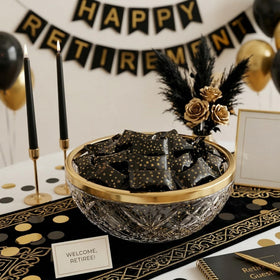 Tree Treasures candy buffet displays benefit from these mints with a refined look.