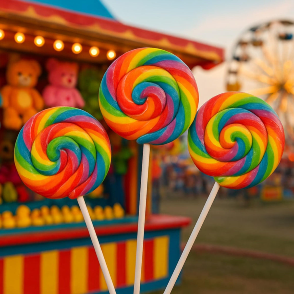 Tree Treasures cherry flavor lollipops—classic taste loved by kids and adults.