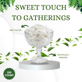 Tree Treasures white wrappers coordinate with wedding color schemes