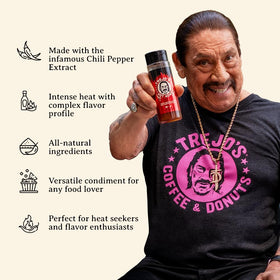 Trejo's Tacos Hot Honey glaze on fried chicken with glossy finish