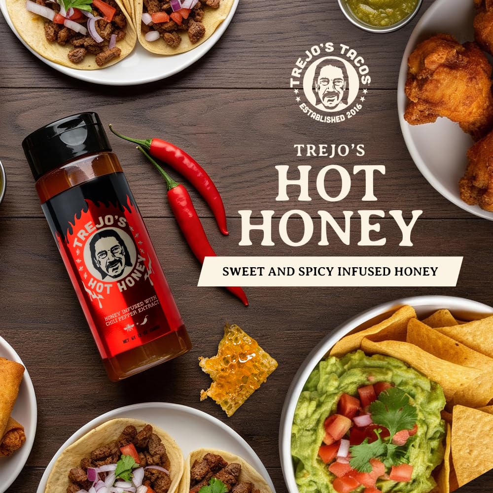 Trejo's Tacos Hot Honey grilled fish topping for bright heat
