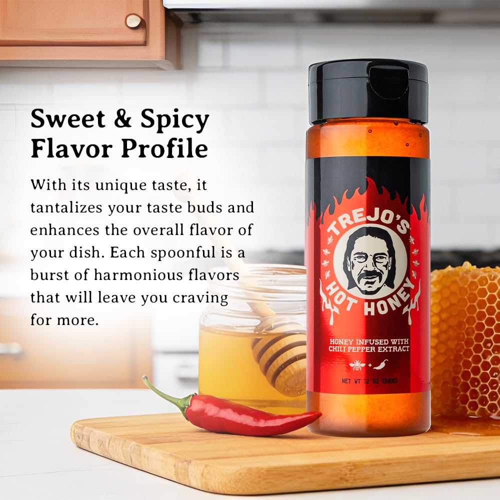 Trejo's Tacos Hot Honey oatmeal drizzle adds warmth