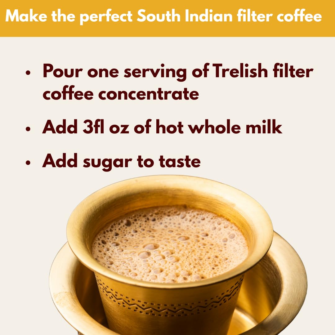 Trelish concentrate perfect for hot or iced lattes and espresso-style drinks.