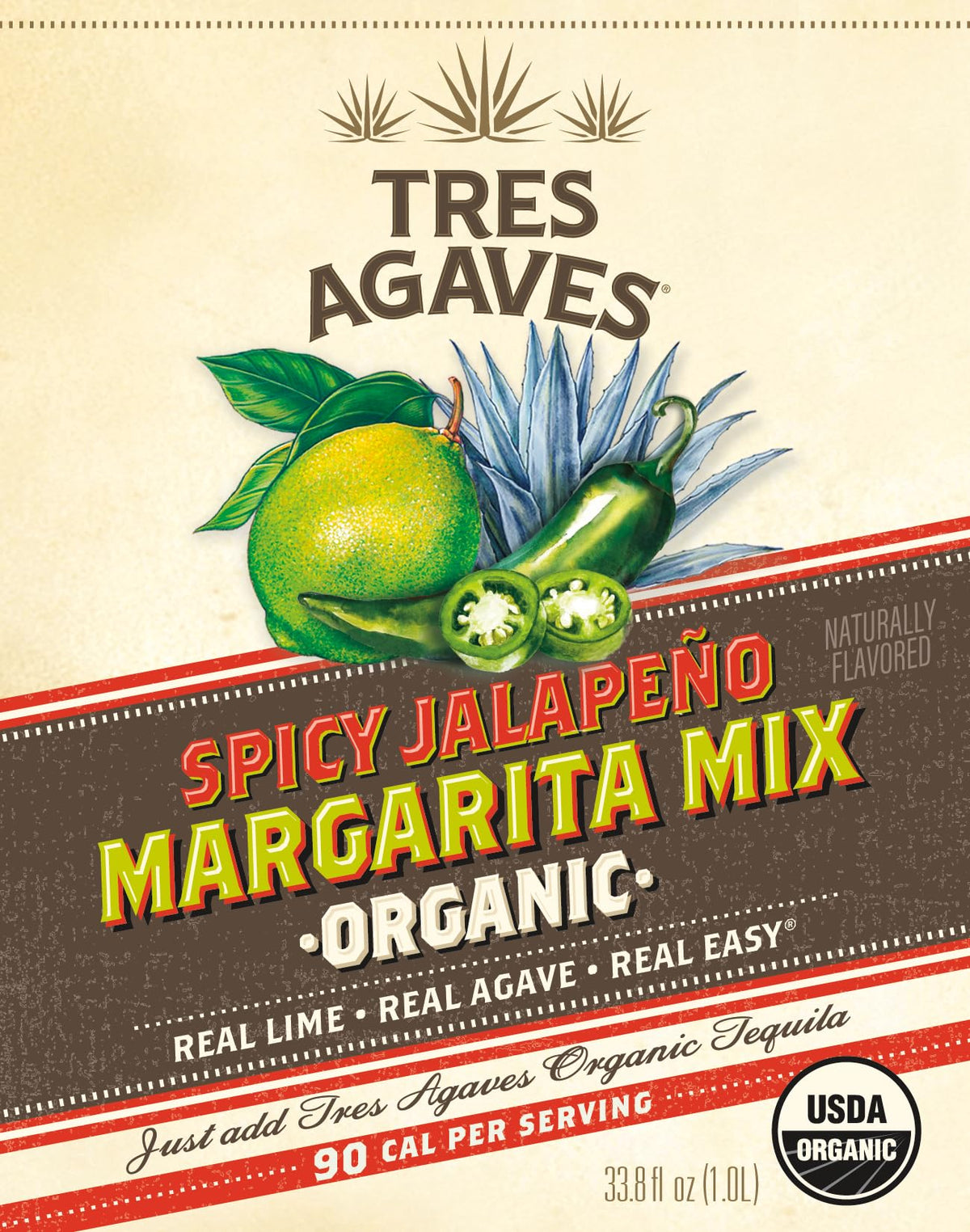 Margarita with Tres Agaves mixer for a restaurant-quality home cocktail