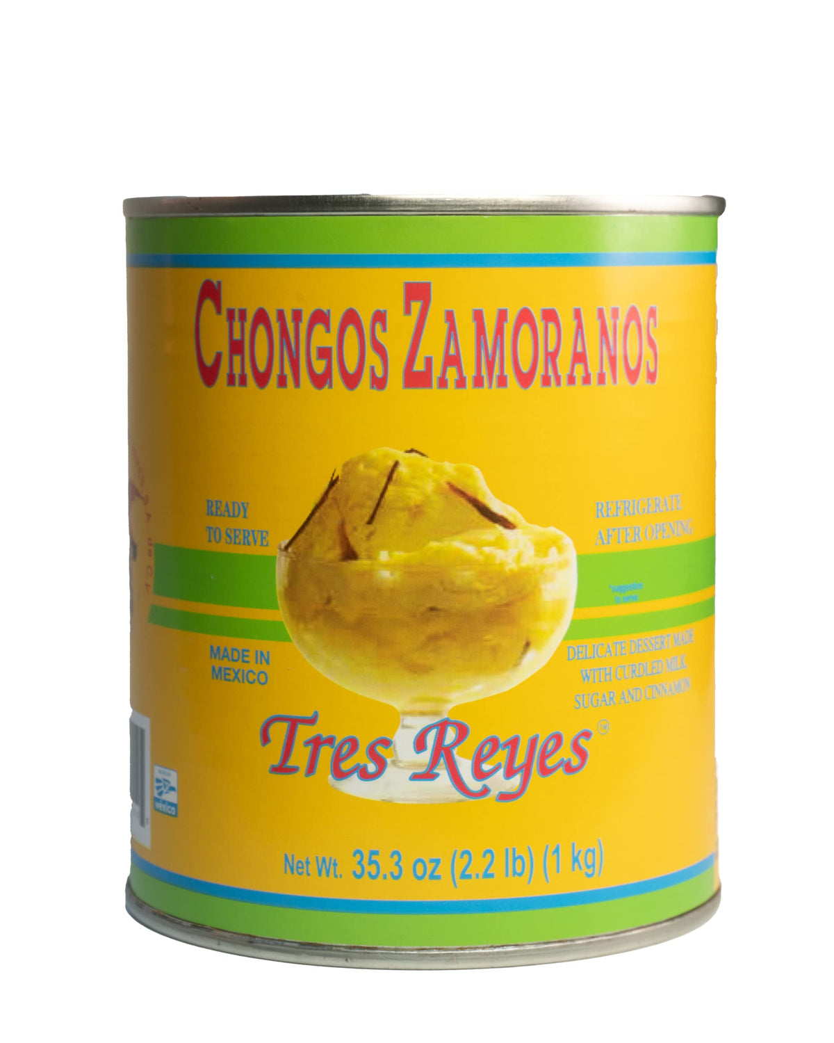Tres Reyes Chongos Zamoranos candy pieces, creamy milk texture with cinnamon—perfect for sharing as a traditional Mexican treat.