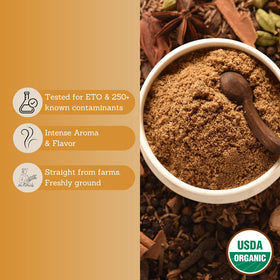 Tribal Trail Garam Masala ingredients-spice-mix blends for rich flavor