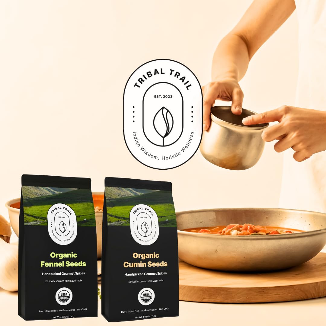Tribal Trail Kitchen counter set featuring organic cumin for everyday meals.