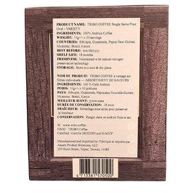 TRIBO Expedition Blend medium roast packet suited for daily caffeine rituals.