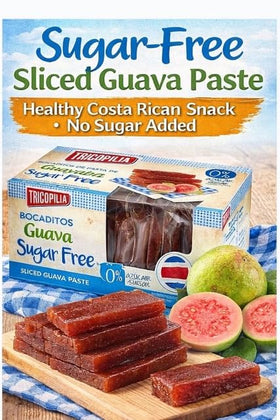 Tricopilia Guava Paste packaging with pre-sliced portions for easy serving